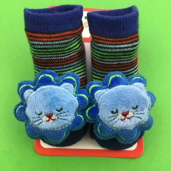 Baby Socks One-Piece & Accessories Kidgets Animal Stars Print 6-Piece Gift 0-12m - Picture 4 of 13